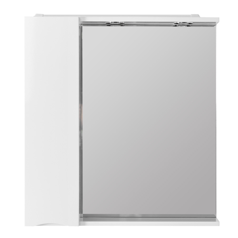 Зеркальный шкаф BelBagno Marino 80 см L, Bianco Lucido