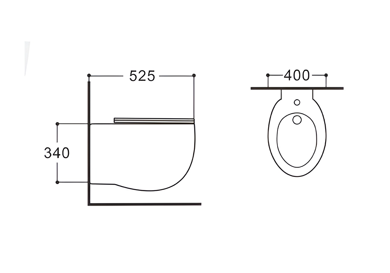 Подвесное биде Aquatek Альтаир AQ1089-00