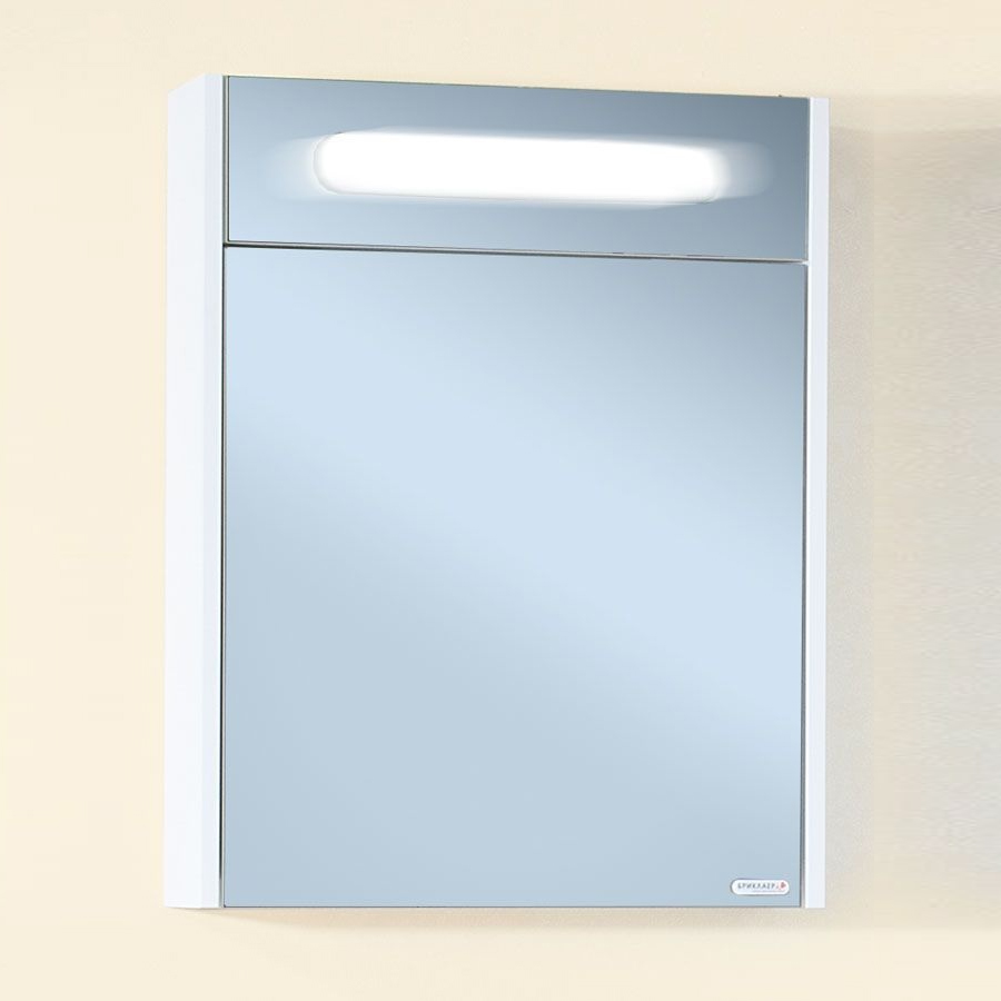 Зеркало-шкаф Бриклаер Палермо 55 с подсветкой