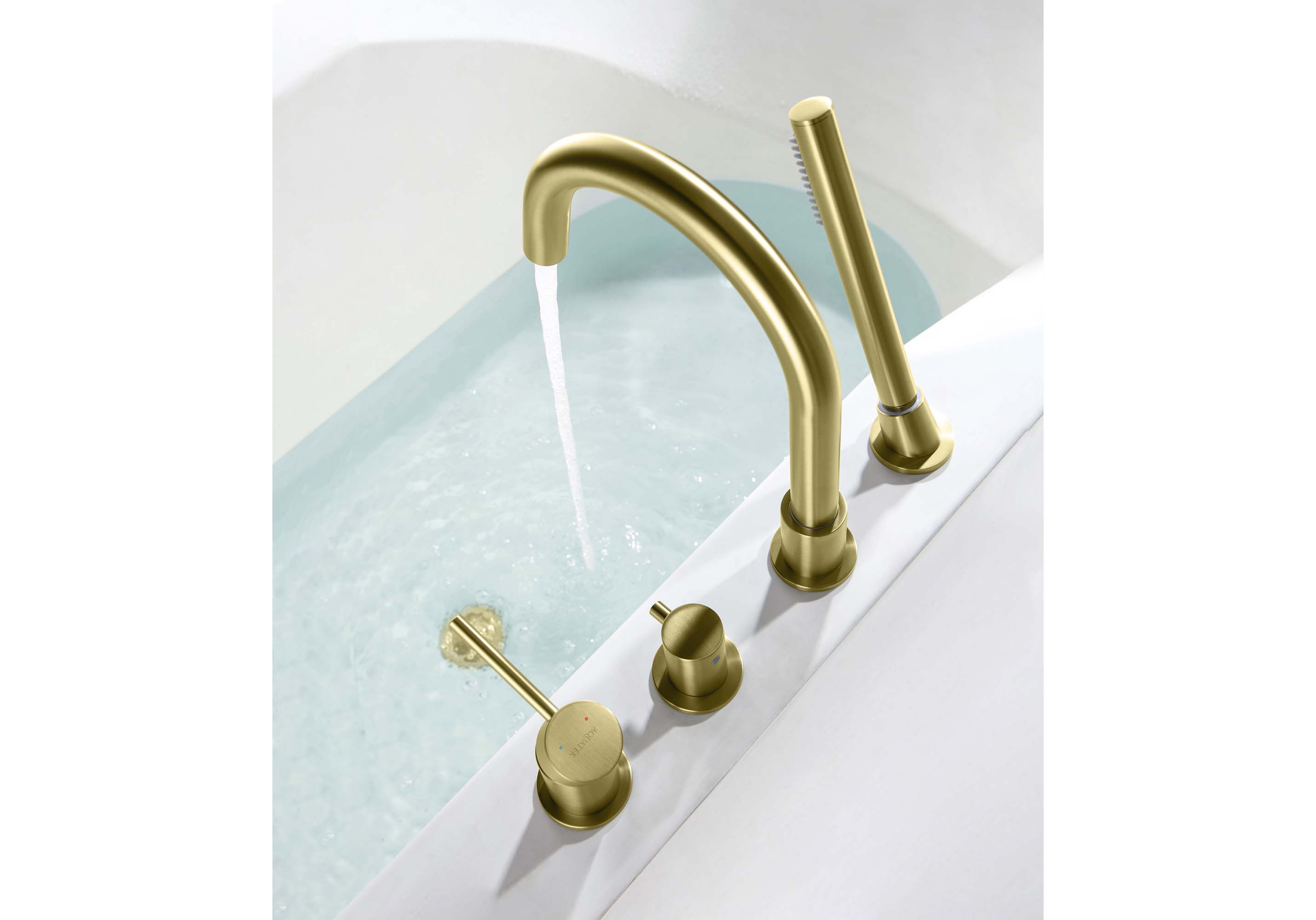 Смеситель Aquatek Европа AQ1348BG на борт ванны