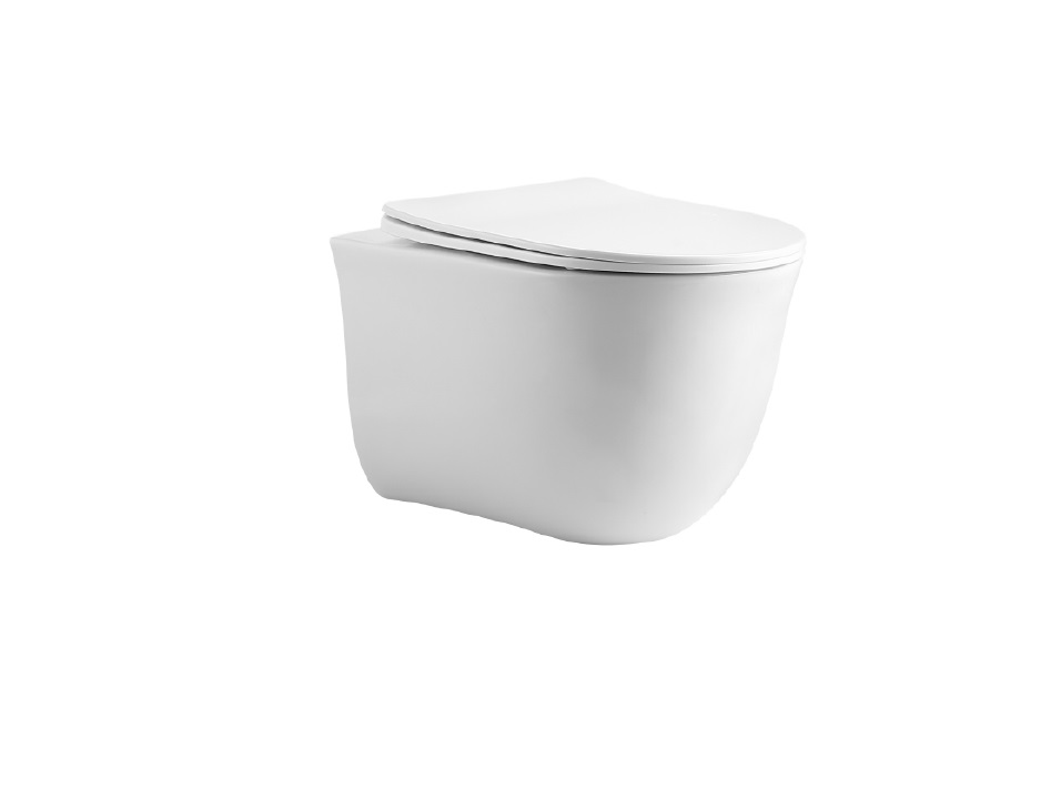 Унитаз подвесной безободковый Aquatek Классик AQ1112T-00 с сиденьем Soft Close