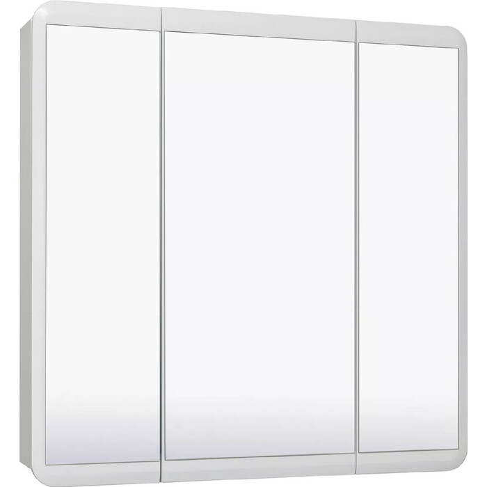 Зеркальный шкаф Runo Эрика 80х81 белый