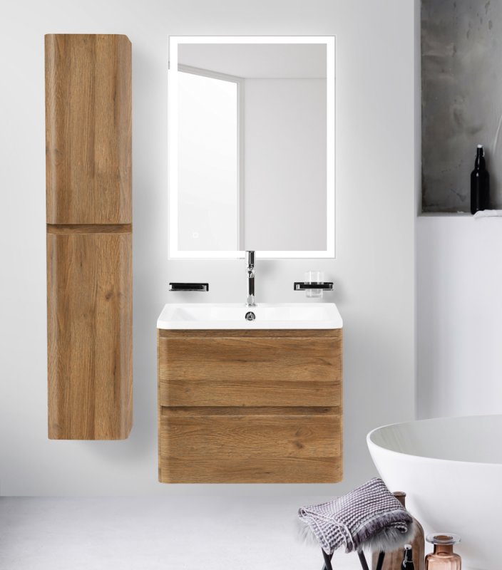 Пенал подвесной BelBagno Albano 32 см, Rovere Rustico