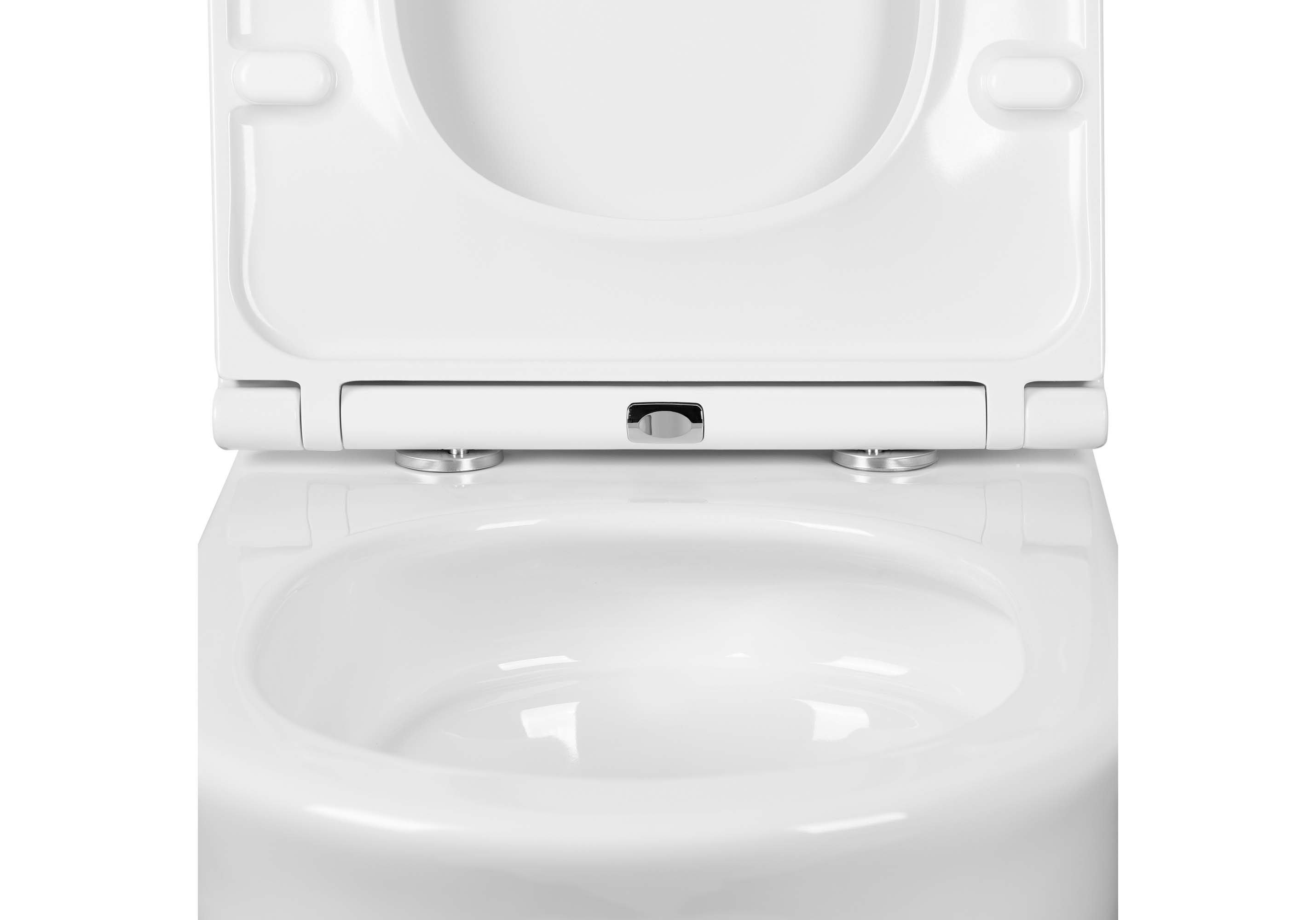 Унитаз подвесной безободковый Aquatek Классик AQ1112T-00 с сиденьем Soft Close