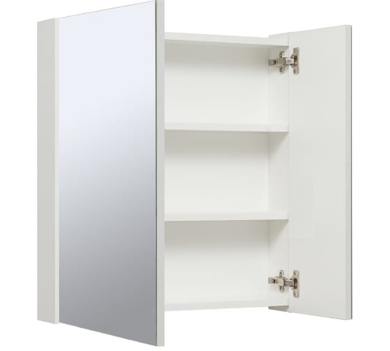 Зеркальный шкаф Runo Лада 60х65 белый