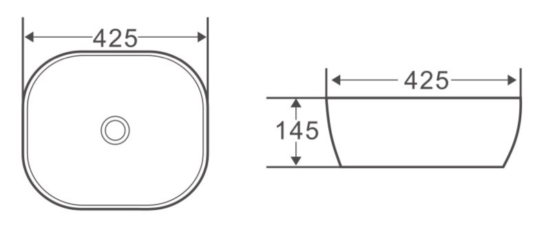 Раковина накладная BelBagno BB1301
