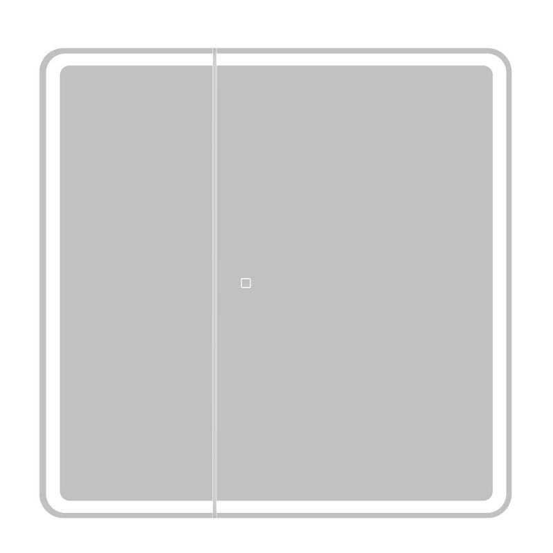 Зеркальный шкаф BelBagno SPC-MAR 80х80 с сенсорным выключателем