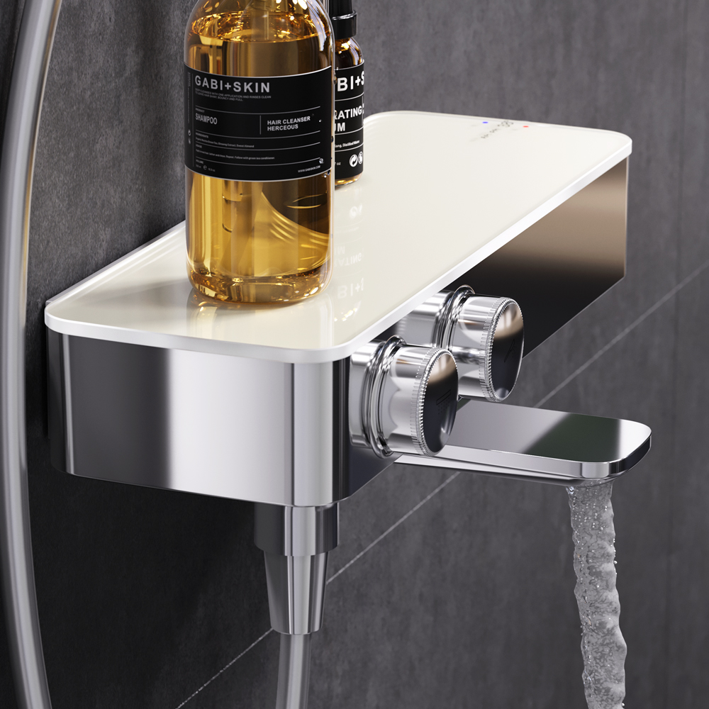 Душевая система AM.PM Inspire 2.0 F0750A500 ShowerSpot с термостатом