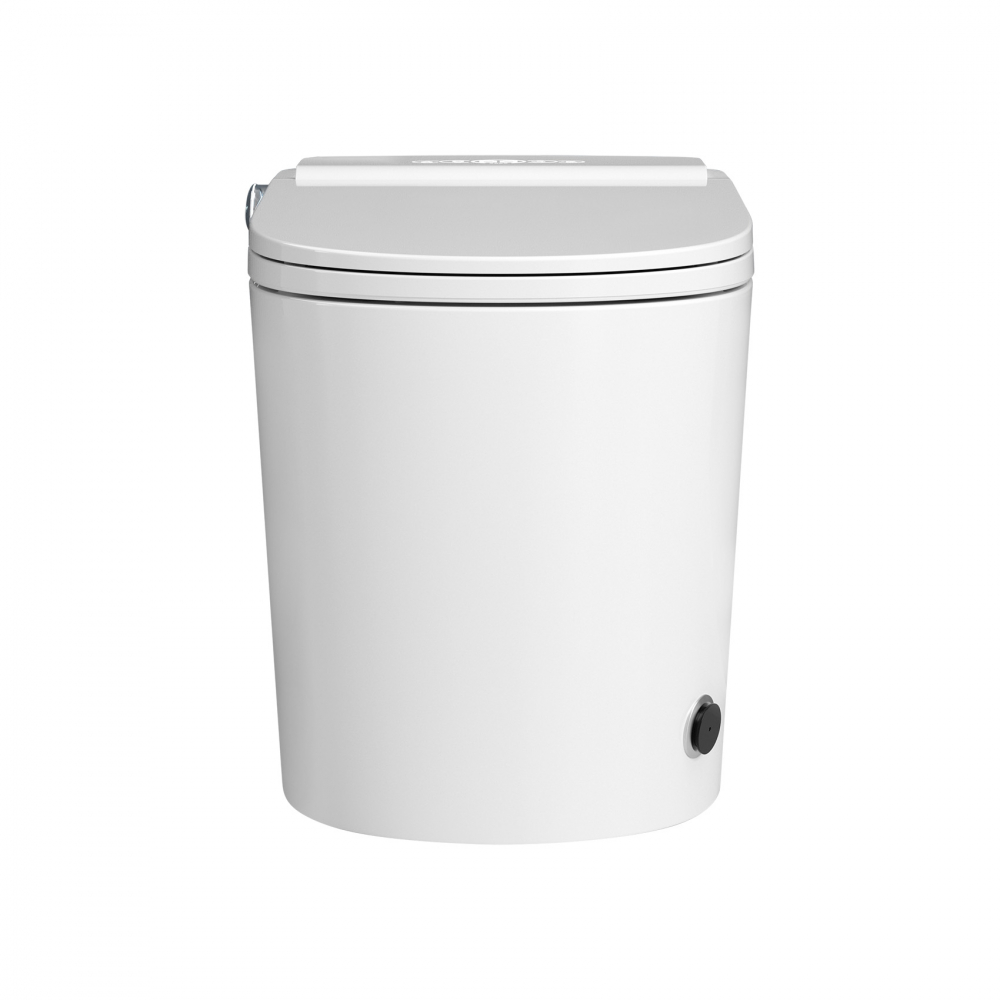 Электронный унитаз-биде Abber Bequem AC1117S приставной белый