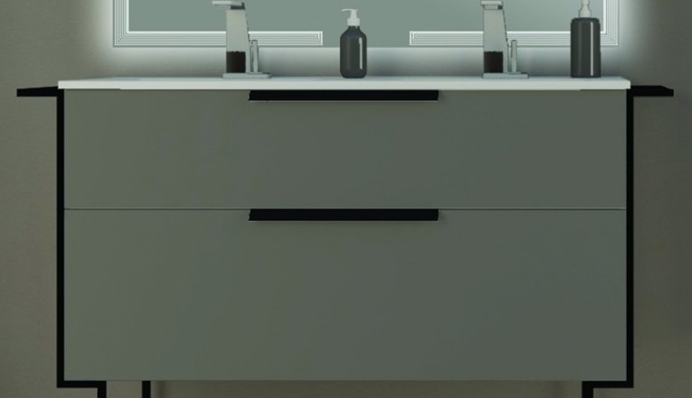 Тумба под раковину Cezares URBAN 120 55163 Grigio opaco