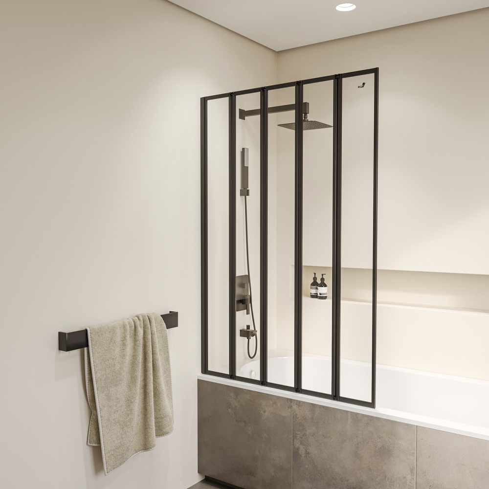 Шторка на ванну RGW SC-22-B 120х150