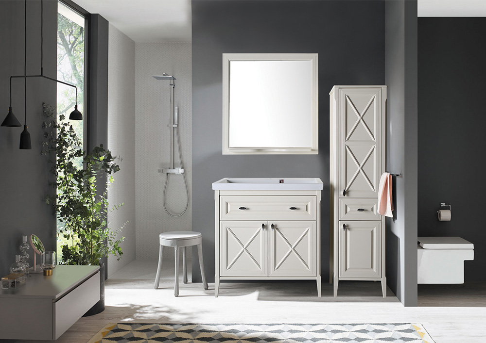 Пенал ASB-Woodline Монте 40 благородный бежевый