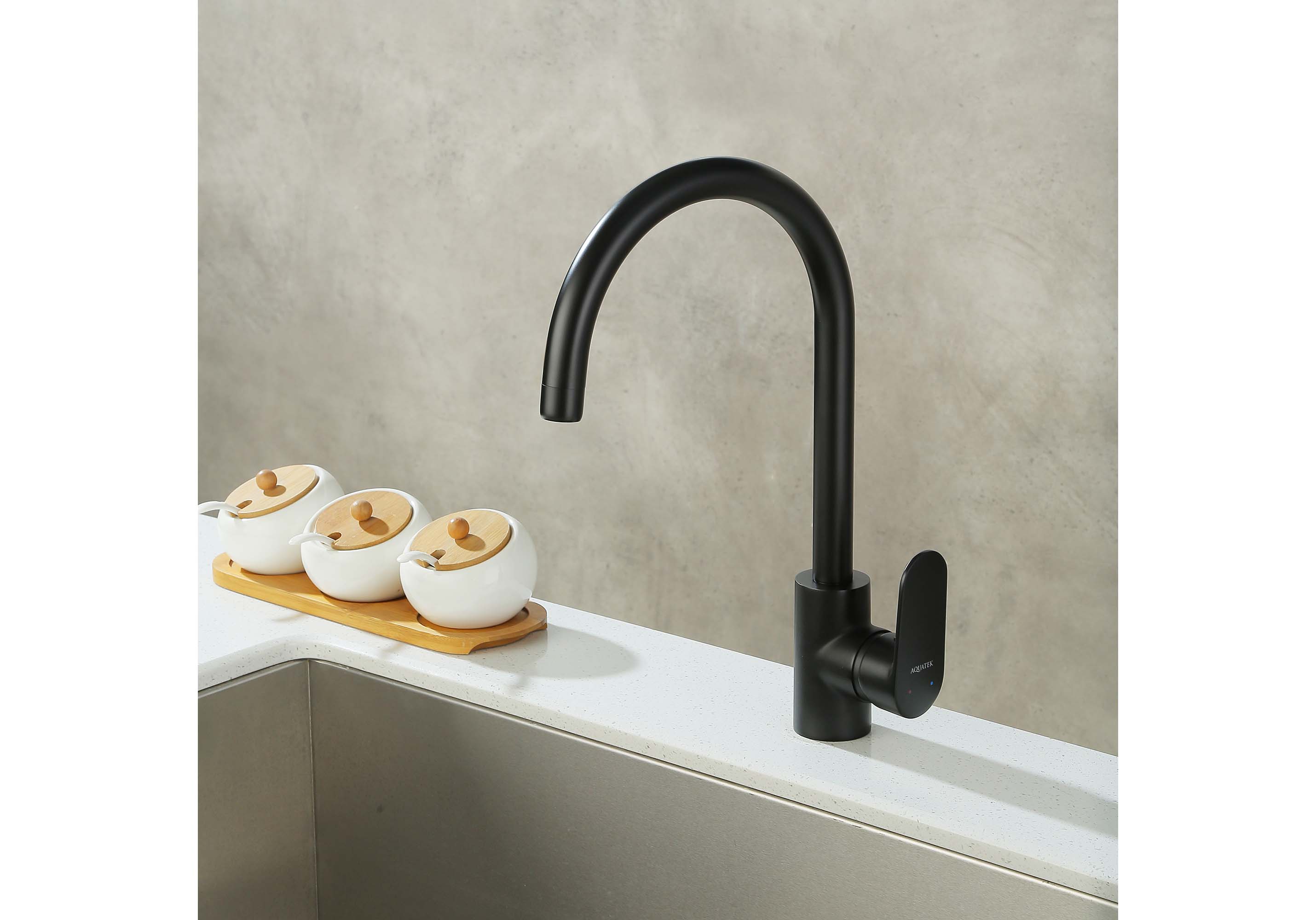 Смеситель Aquatek Ника AQ1882MB для кухни