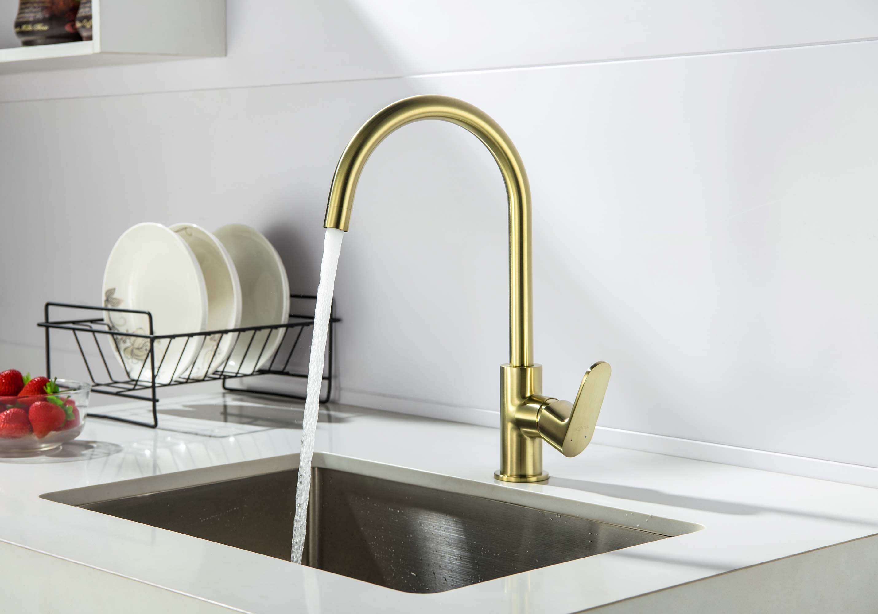 Смеситель Aquatek Оберон AQ1282BG для кухни