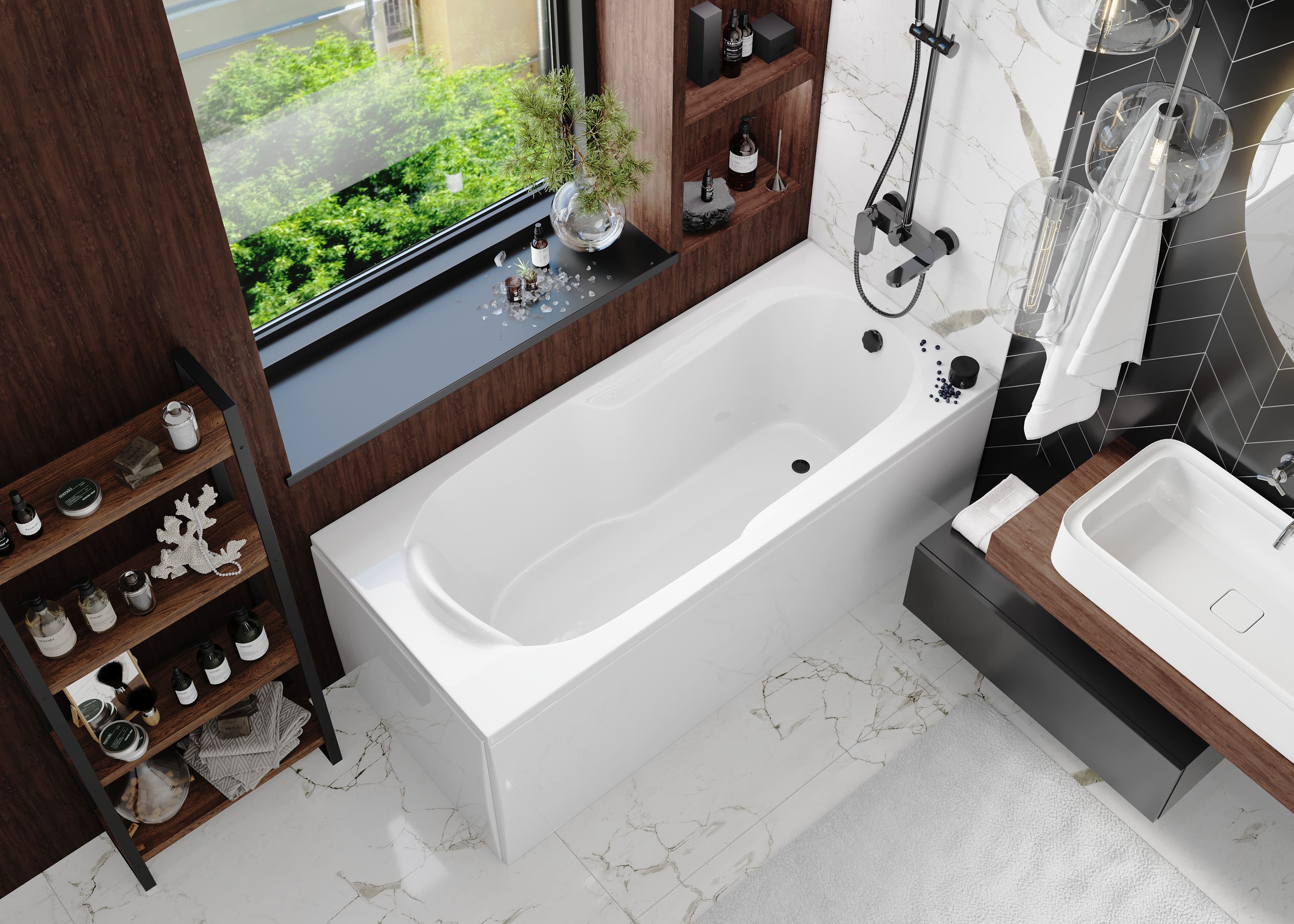 Акриловая ванна VAGNERPLAST Nymfa VPBA157NYM2E-04 150x70
