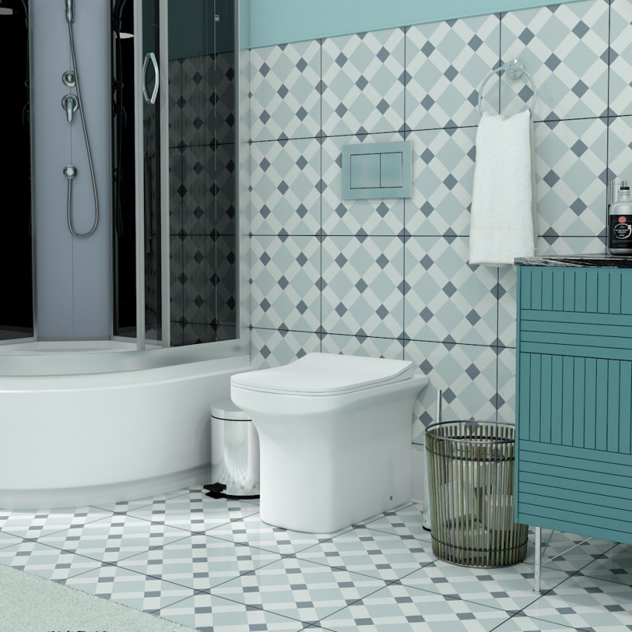 Унитаз приставной ALPEN  Peaceful HD ALP2440109