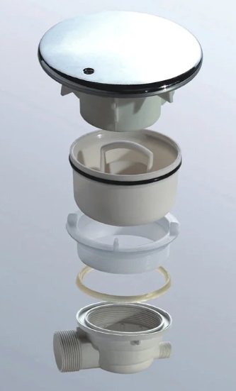 Поддон для душа Cezares Tray TRAY-A-RH-100/80-550-15-W-L R100х80 L, с сифоном