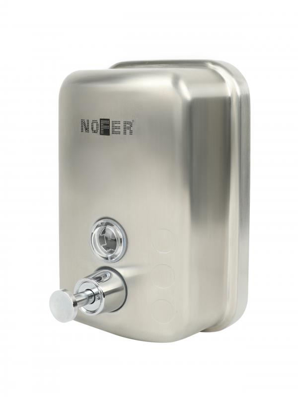 Дозатор для жидкого мыла inox Nofer 03001.06.S