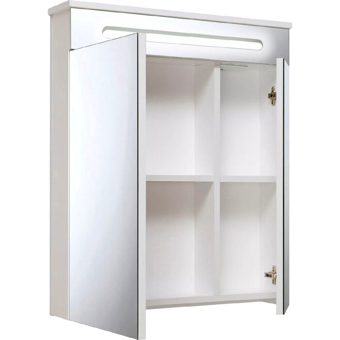 Зеркальный шкаф Runo Парма 60х75 белый