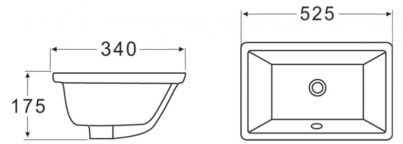 Раковина встраиваемая BelBagno BB1009