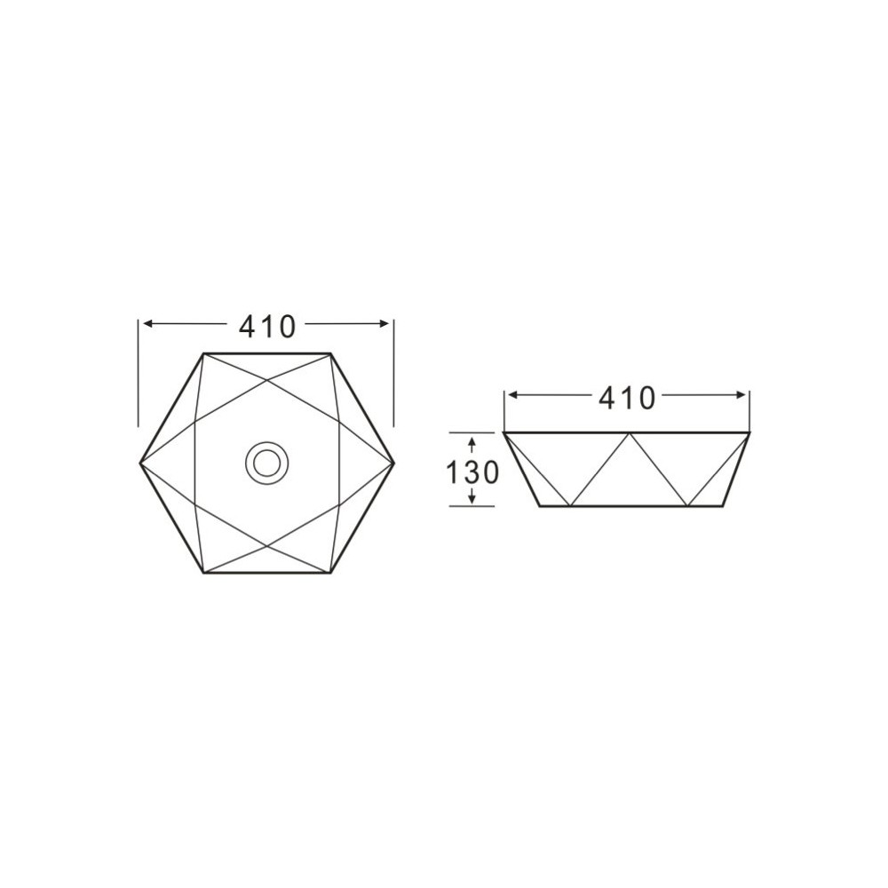 Раковина накладная BelBagno BB1344A