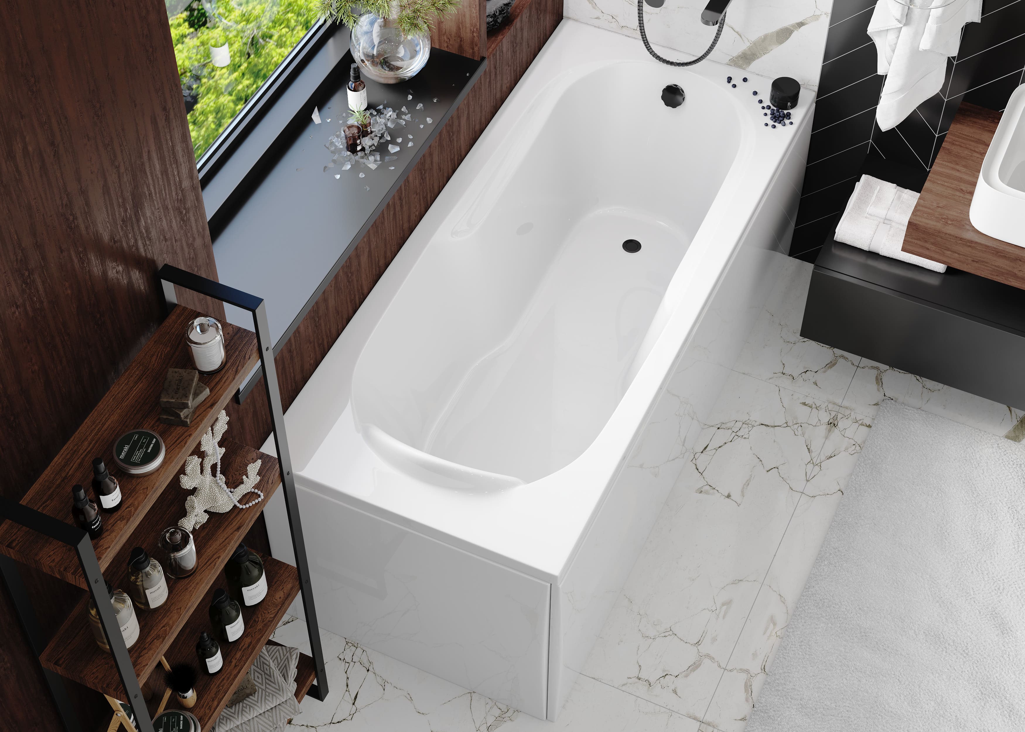 Акриловая ванна VAGNERPLAST Nymfa VPBA157NYM2E-04 150x70