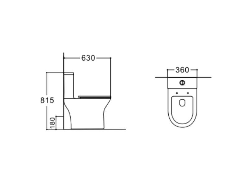 Унитаз-компакт Aquatek Леон AQ2785T-00 с сиденьем Soft Close