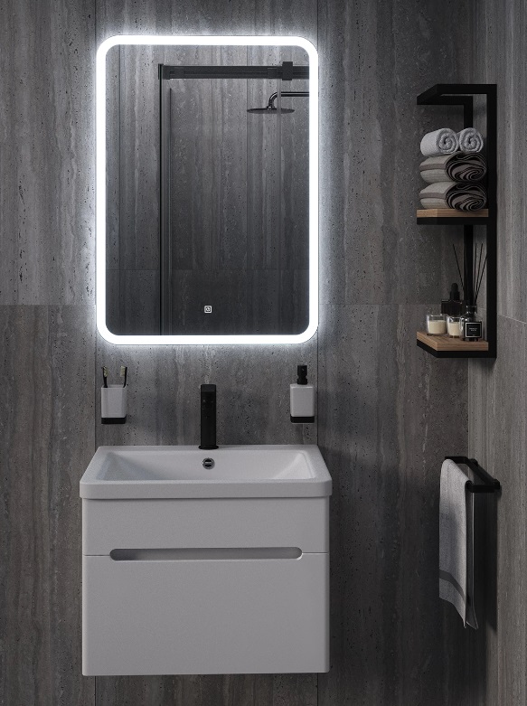 Зеркало Runo с подсветкой 60х80 Руан Led