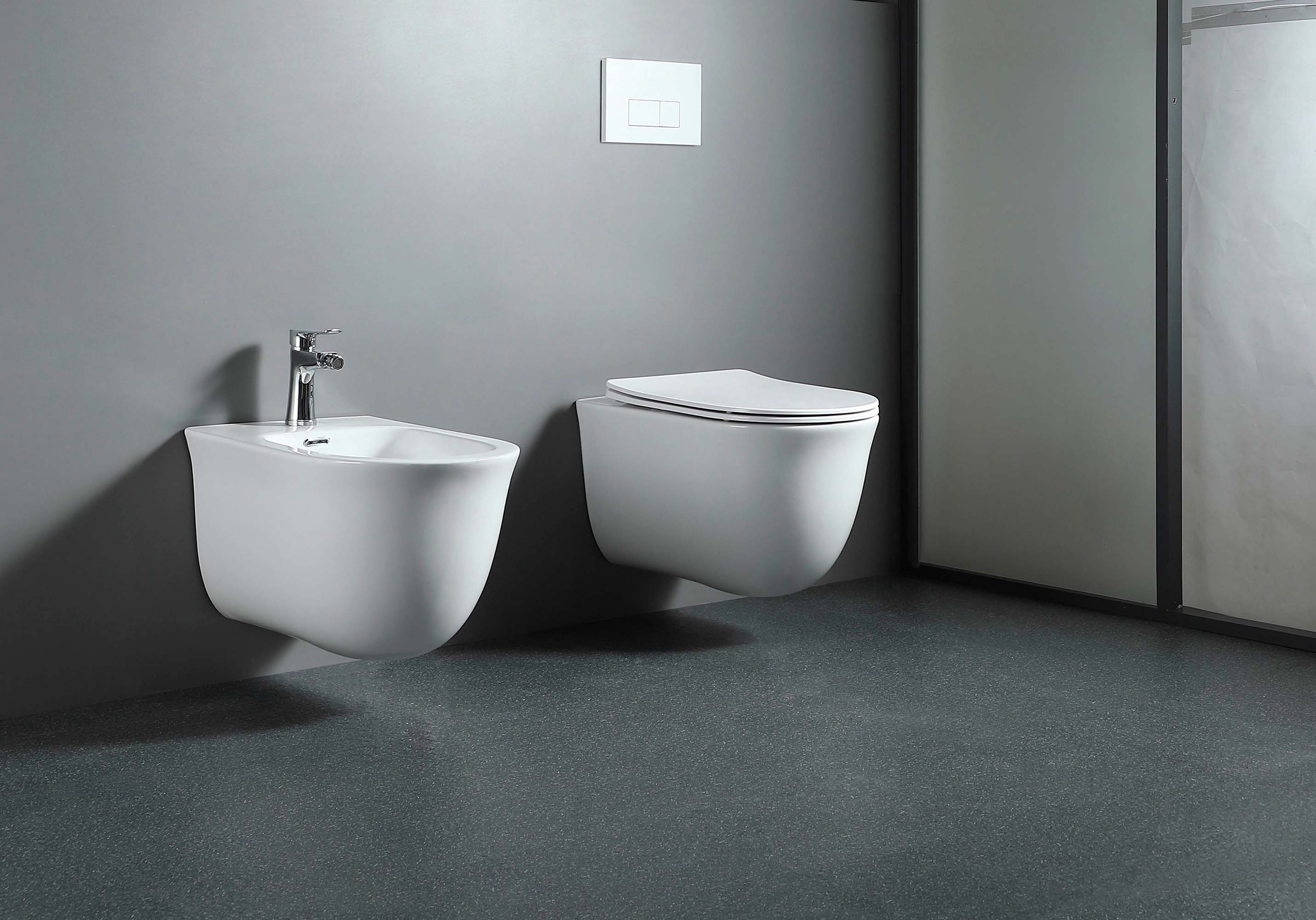 Унитаз подвесной безободковый Aquatek Классик AQ1112T-00 с сиденьем Soft Close