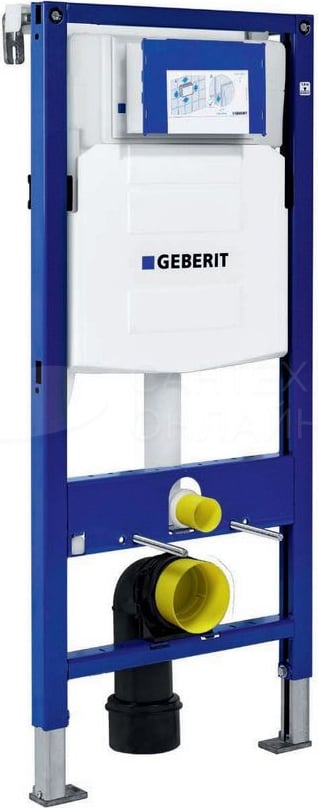 Система инсталляции для унитазов Geberit Duofix UP320 111.300.00.5 с белой кнопкой смыва и креплениями