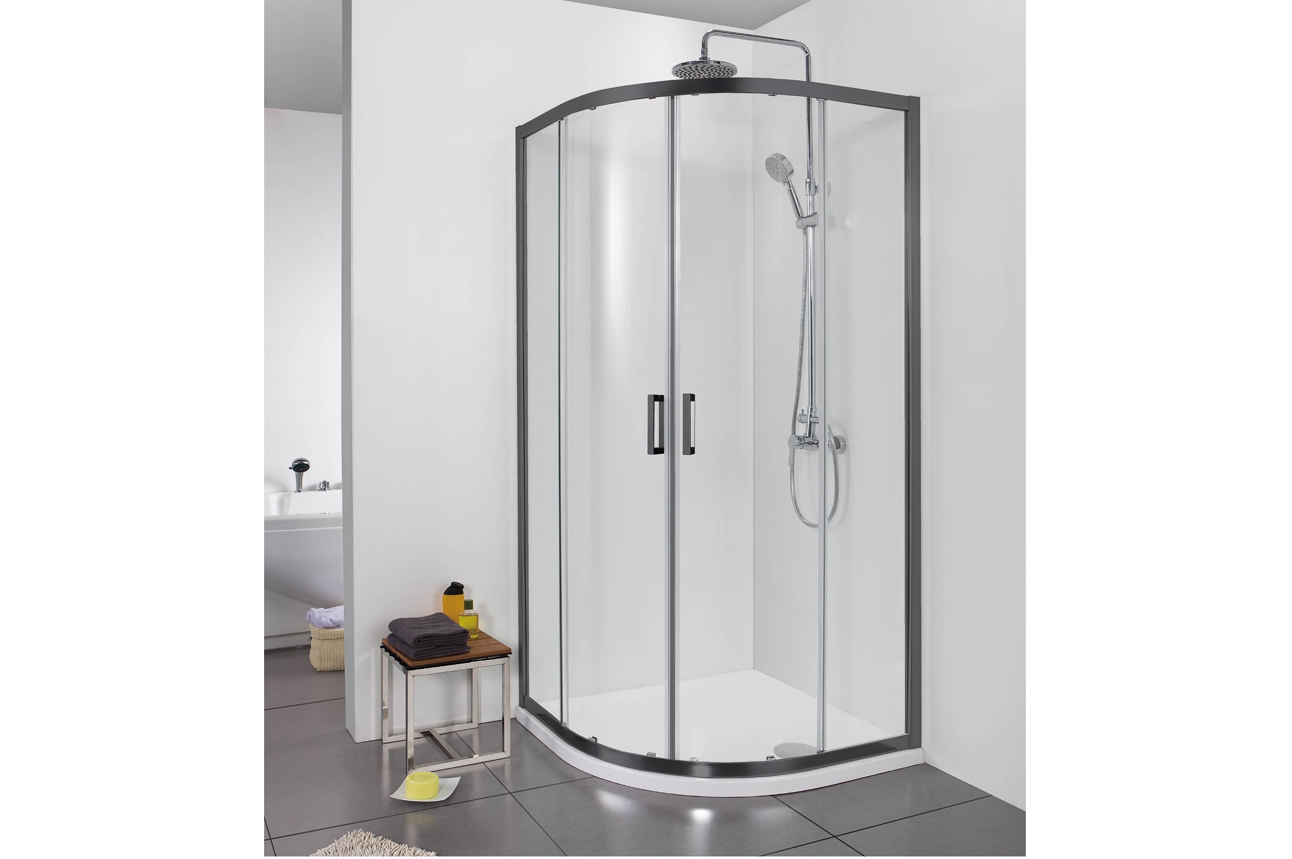 Душевой уголок Aquatek AQ ARI RO 08020BL 80х80 см