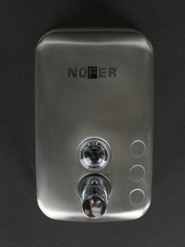 Дозатор для жидкого мыла inox Nofer 03001.06.S