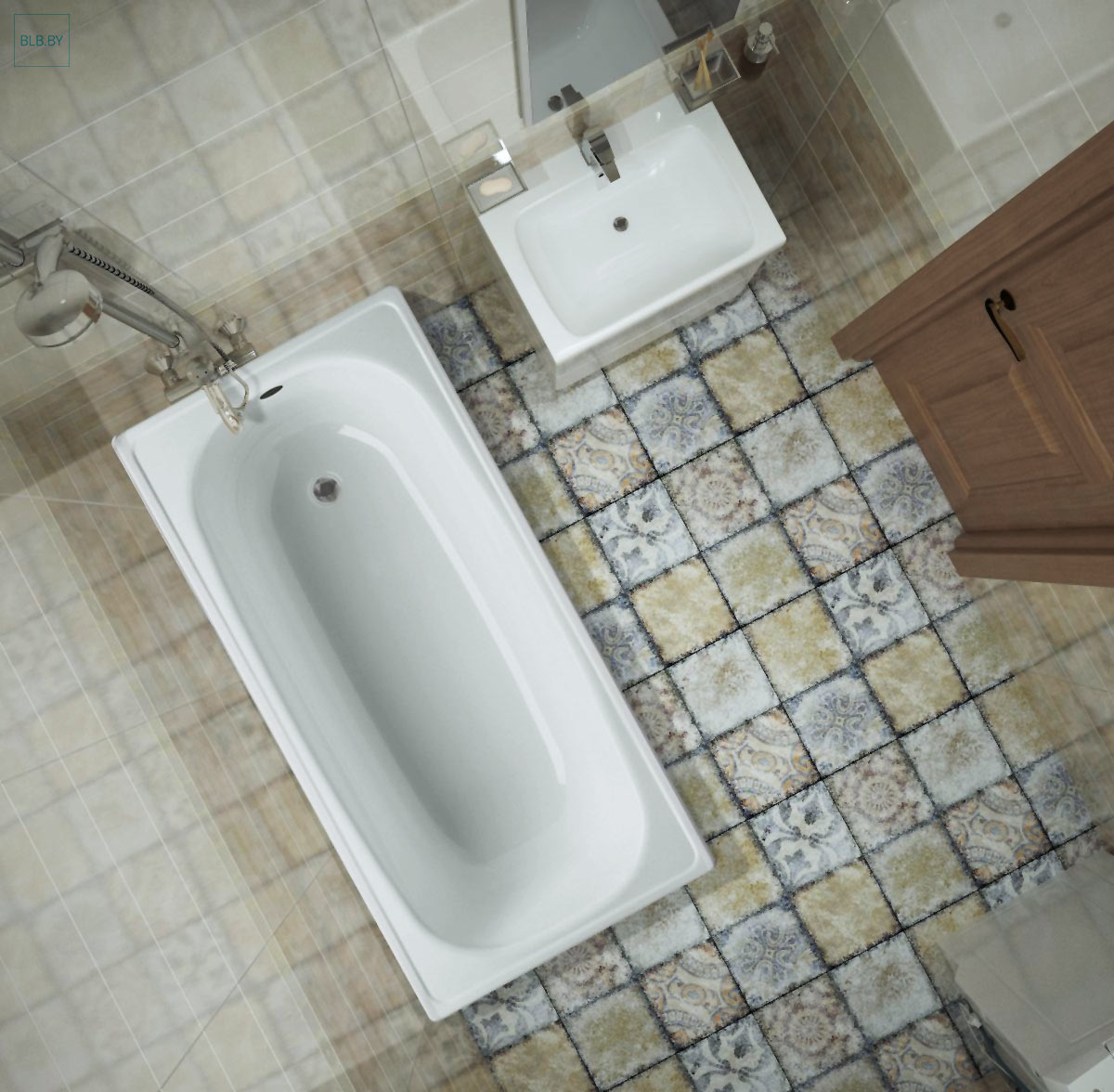 Стальная ванна BLB Europa B20E12001 120x70