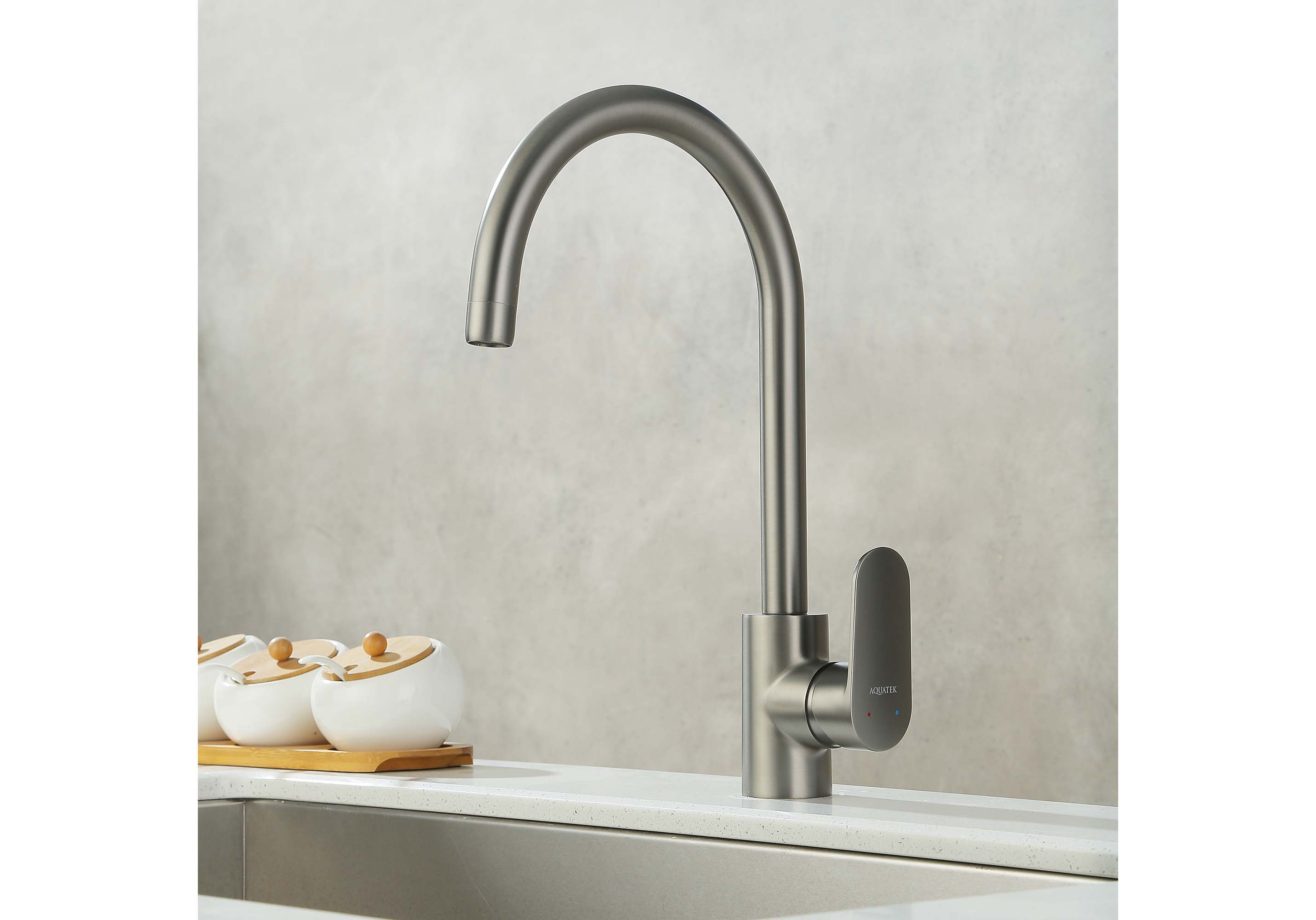Смеситель Aquatek Ника AQ1882BGM для кухни