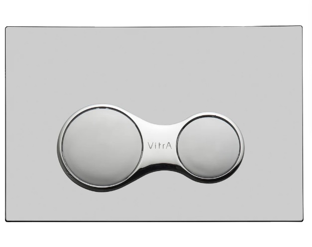 Система инсталляции для унитазов VitrA 800-2010 с кнопкой смыва, хром