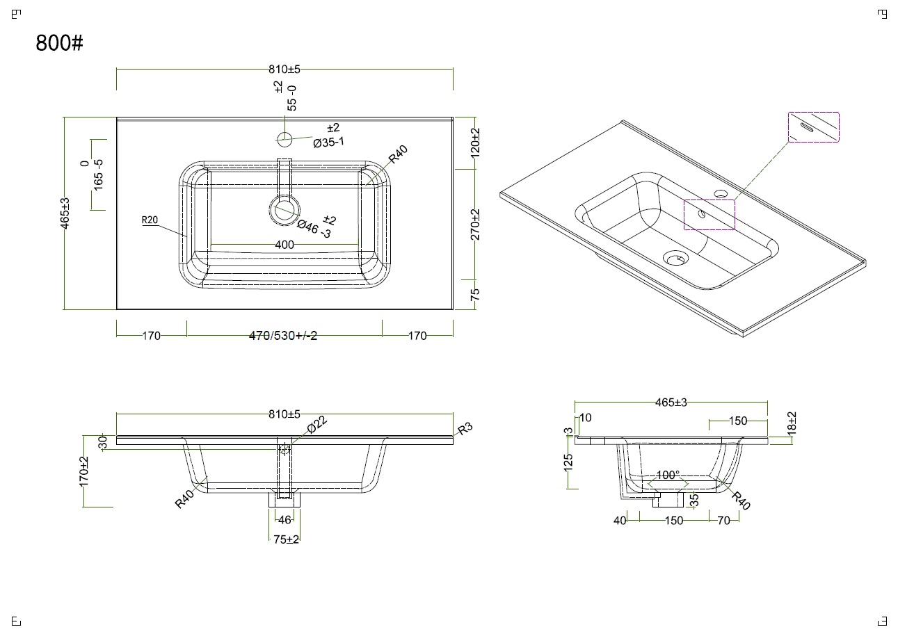 Раковина BelBagno BB800ETL накладная