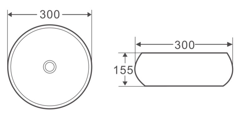 Раковина накладная BelBagno BB1114