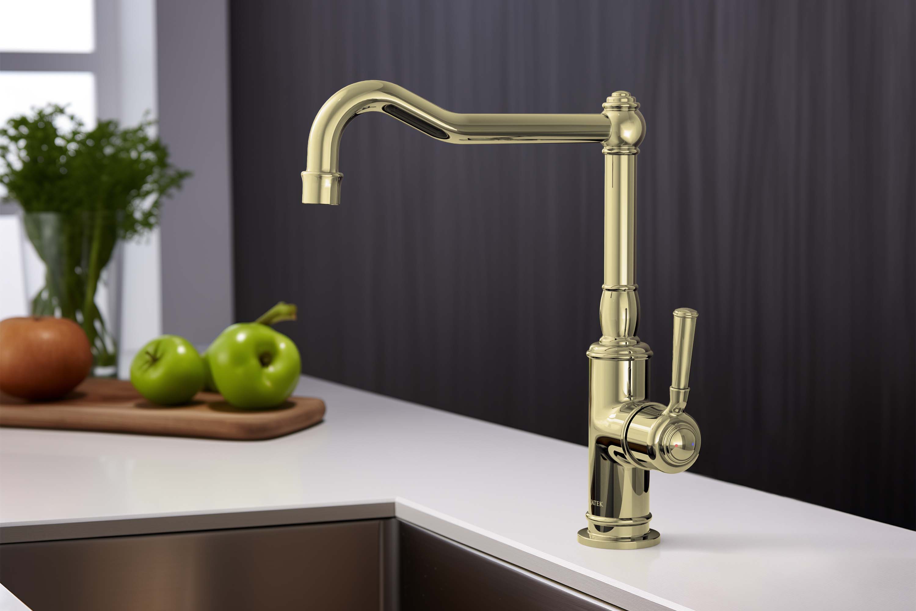 Смеситель Aquatek Классик AQ1580PG для кухни