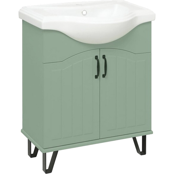 Тумба под раковину Runo Марсель 64х31 мята