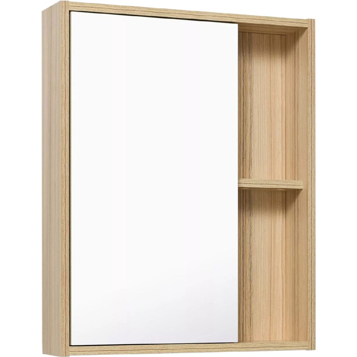 Зеркальный шкаф Runo Эко 52х65 лиственница