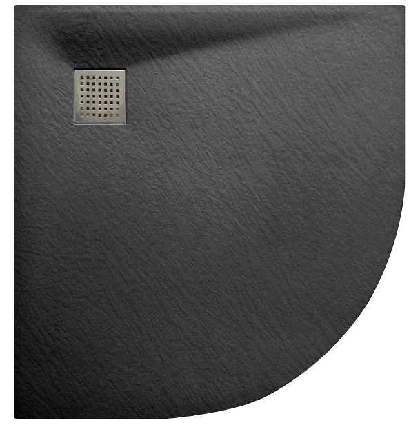 Поддон для душа Wasserkraft Elbe 74T01 90х90, чертверть круга