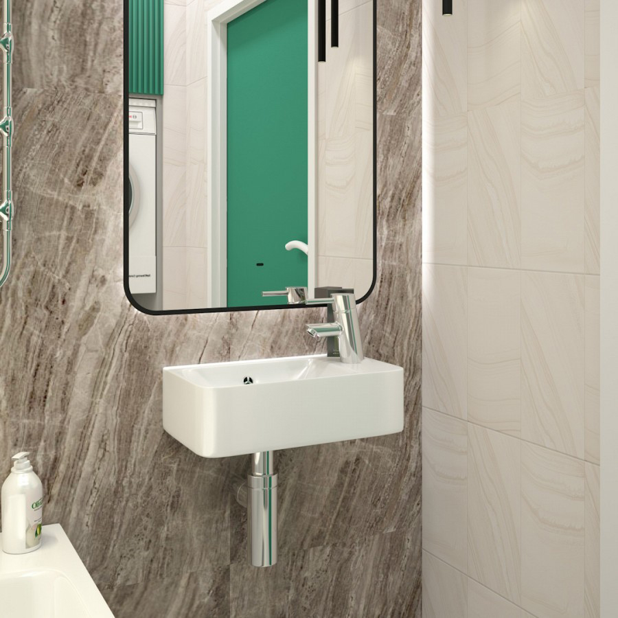 Раковина подвесная Alpen Normal ALP2450903 45 см правая