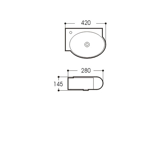 Раковина подвесная Aquatek AQ5303-00