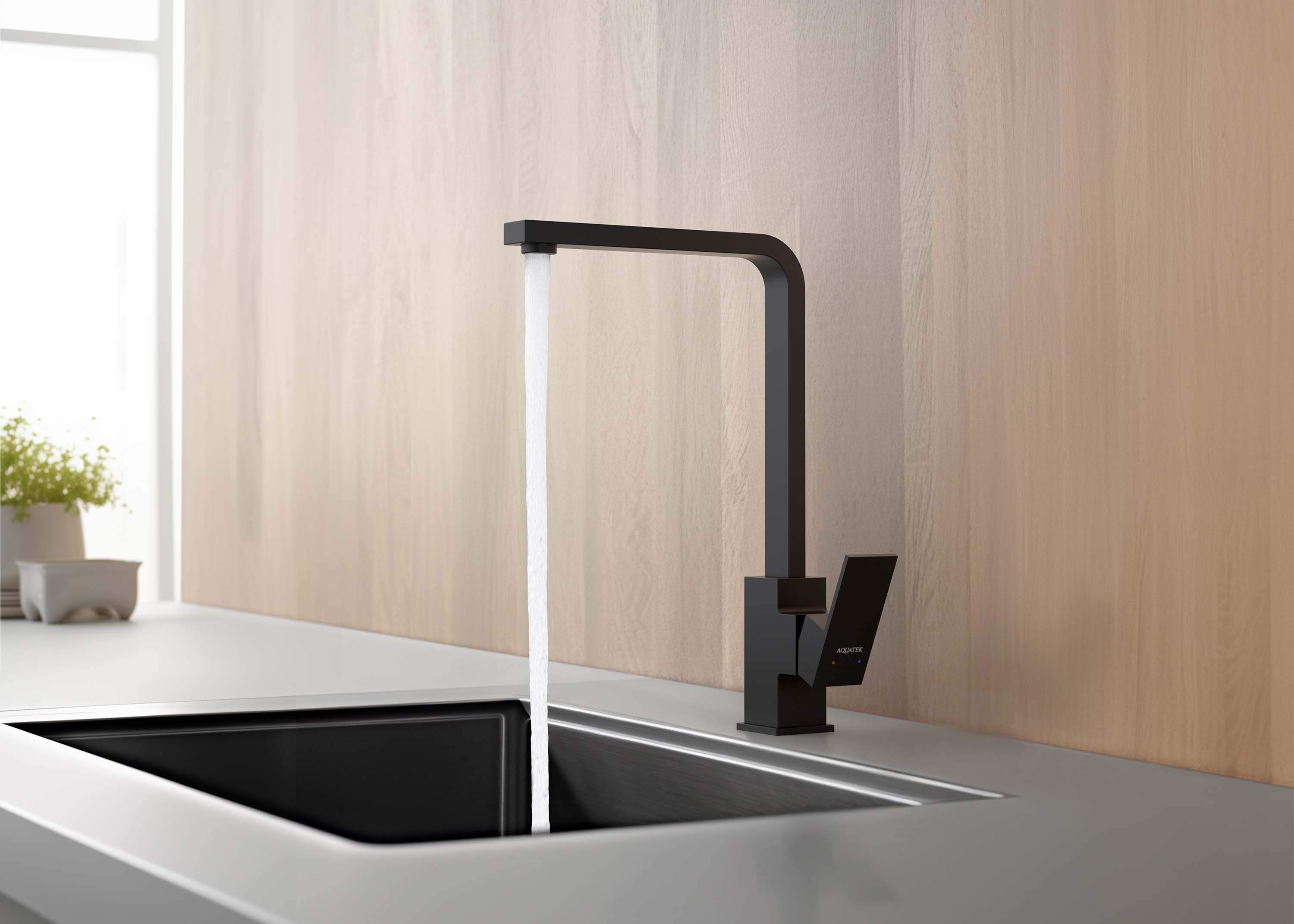 Смеситель Aquatek Либра AQ1680MB для кухни
