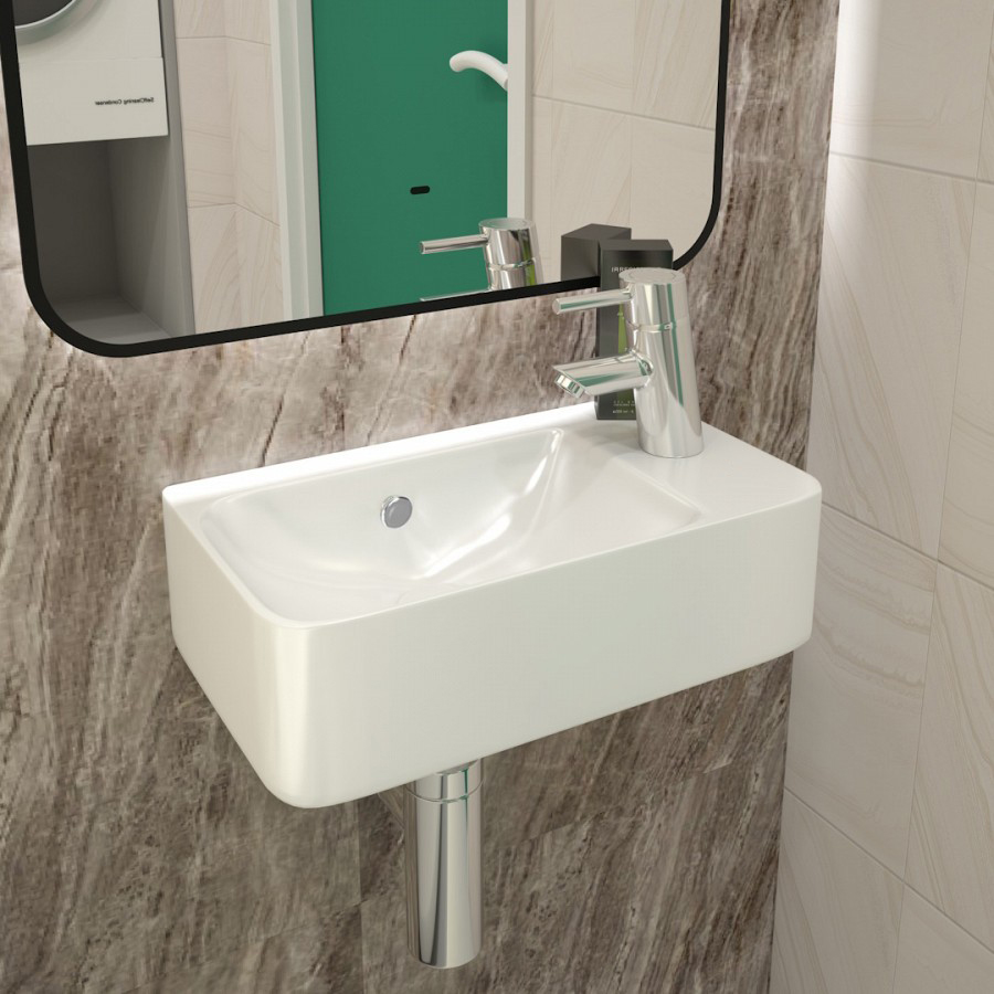 Раковина подвесная Alpen Normal ALP2450903 45 см правая