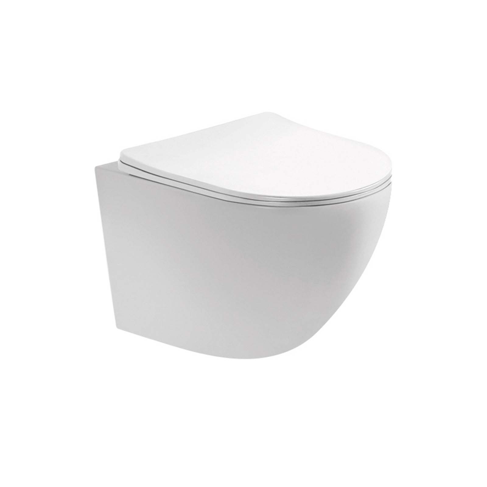 Унитаз подвесной безободковый Aquatek Европа AQ1900T-00 с сиденьем Soft Close