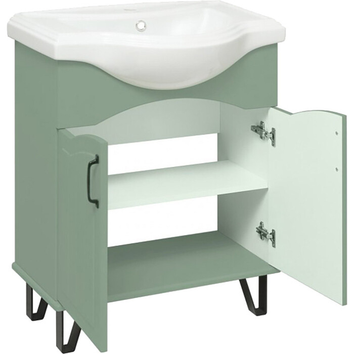 Тумба под раковину Runo Марсель 64х31 мята