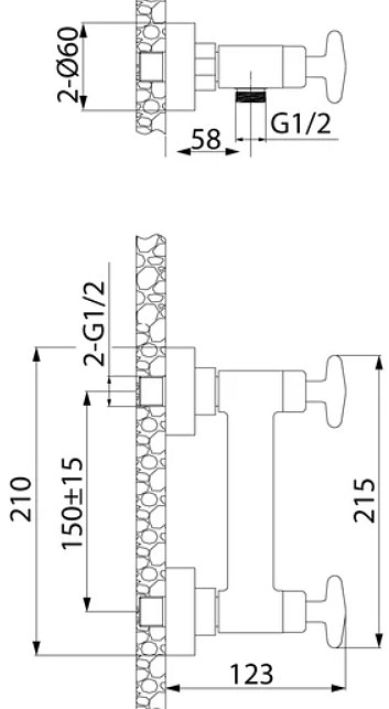 Смеситель для душа Iddis Acros ACRSB00i03WA