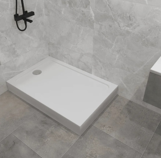 Поддон для душа 1Marka Flat 01фл1280прК, 120х80 см