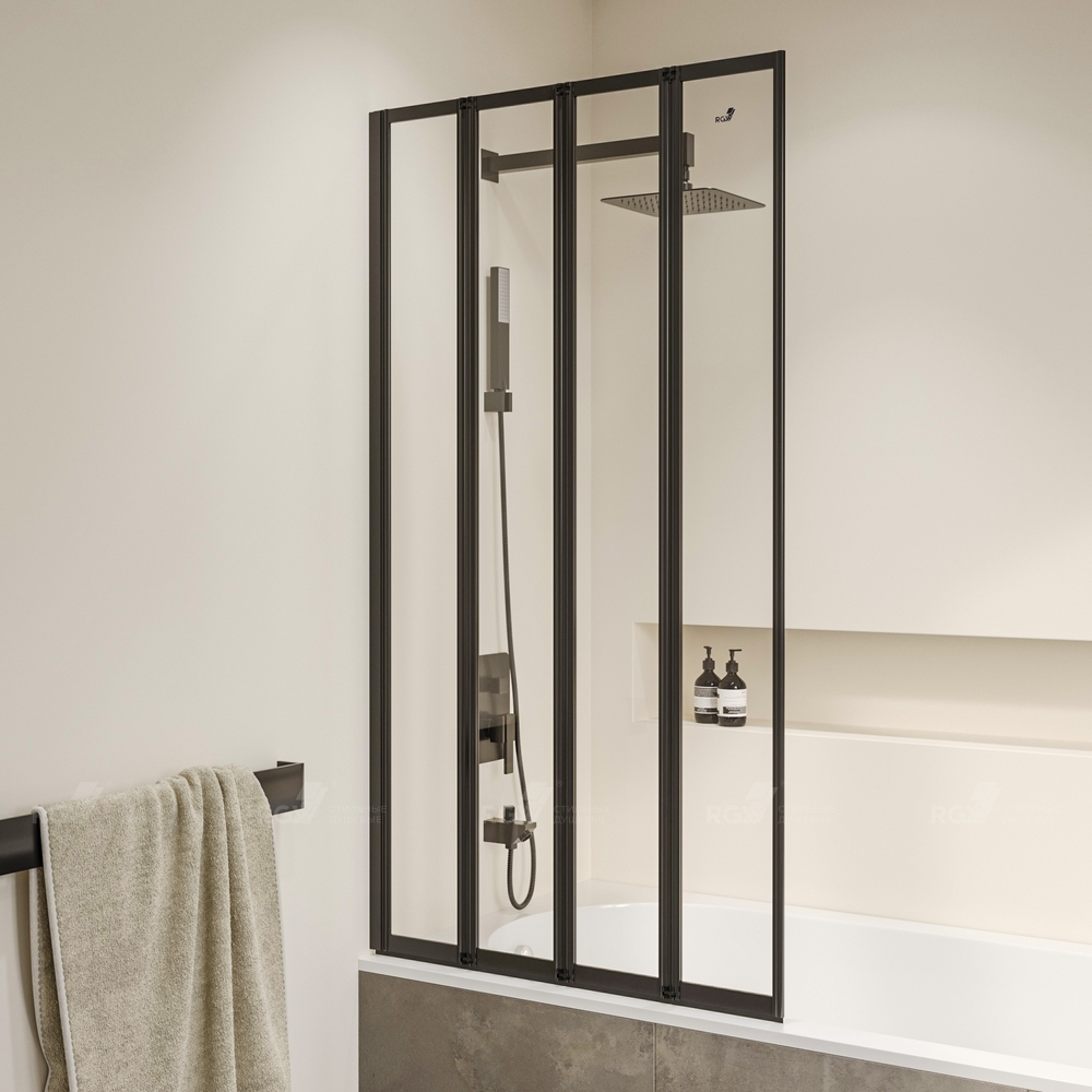 Шторка на ванну RGW SC-23-B 80х150